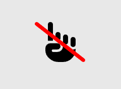 Palm rejection button